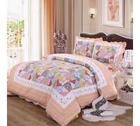 Trapuntina Copriletto Trapuntato Trapuntino Matrimoniale Trapunta Estiva Singolo Copriletto Trapuntato Patchwork 3 Pezzi,230x250cm