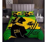 Trapuntino Africano Donna Copriletto Modello Africano Set Per Bambini Ragazzi Donne Luminoso Verde Etnico Afro Tradizionale Stile Esotico Tradizionale Tradizionale Camera Da Letto 3 Pz Matrimoniale