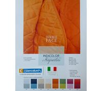 TRAPUNTINO COPRILETTO COPERTA BIANCALUNA 1 PIAZZA E MEZZA DOUBLE FACE TINTAUNITA