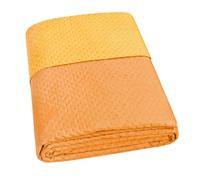 Trapuntino Copriletto Double Face Mezza Stagione Coperta Trapunta Leggera 1 Piazza e Mezza Arancione