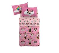 TRAPUNTINO COPRILETTO TRAPUNTATO UNA PIAZZA E MEZZA CALEFFI MINNIE RAINBOW