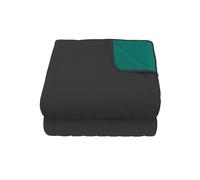 Trapuntino Doubleface 1 Piazza e Mezzo 100gr Acqua/Grigio Scuro