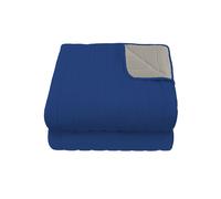 Trapuntino Doubleface 1 Piazza e Mezzo 100gr Royal/Grigio Chiaro