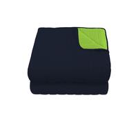 Trapuntino Doubleface 1 Piazza e Mezzo 100gr Verde Mela/Blu Scuro