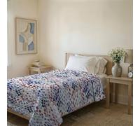 Trapuntino Estivo Linea BASIC Made in Italy Copriletto Stampato in Morbida Microfibra - Trapunta Primavera Estate Mezza Stagione - Lena, Singolo 160x240cm