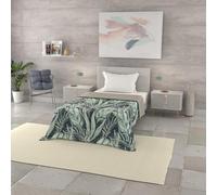 Trapuntino Estivo Linea BASIC Made in Italy Copriletto Stampato in Morbida Microfibra - Trapunta Primavera Estate Mezza Stagione - Tropical, Piazza e mezza 200x240cm