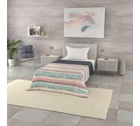 Trapuntino Estivo Linea BASIC Made in Italy Copriletto Stampato in Morbida Microfibra - Trapunta Primavera Estate Mezza Stagione - Sarah, Piazza e mezza 200x240cm