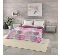 Trapuntino Estivo Linea BASIC Made in Italy Copriletto Stampato in Morbida Microfibra - Trapunta Primavera Estate Mezza Stagione - Soffioni, Matrimoniale 250x240cm