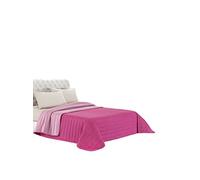 Trapuntino Estivo Linea Elegant Made in Italy Copriletto Stampato in Morbida Microfibra - Trapunta Primavera Estate Mezza Stagione - Singolo 170x270cm, Fucsia/Lilla