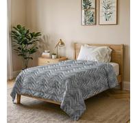 Trapuntino Estivo Linea KARMA Made in Italy Copriletto Stampato in Morbida Microfibra - Trapunta Primavera Estate Mezza Stagione - Geo, Singolo 160x240 cm