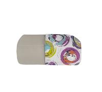 Trapuntino Estivo Matrimoniale in Microfibra 100 gr con Stampa Cerchi Astratti Basic