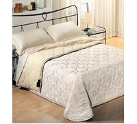 Trapuntino Matrimoniale 80gr in Cotone e Lana Merino Cober Fiaba Beige