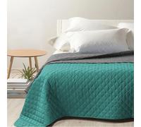 TRAPUNTINO Singolo 1p BICOLOR Copriletto DoubleFace 170x260 MADE in ITALY