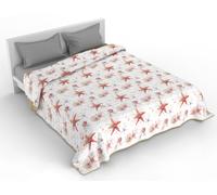 Trapuntino Matrimoniale Doubleface con Stampa Starfish