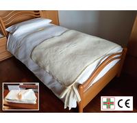 Trapuntino Scaldapiedi in Lana Merinos Runner per Letto Trapunta Coperta Termica