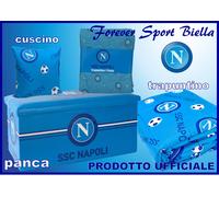 TRAPUNTINO SINGOLO , 1 PIAZZA 1/2 e MATRIMONIALE - CUSCINO - PANCA SSC NAPOLI