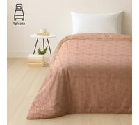 Trapuntino singolo in microfibra effetto seta beige