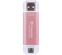 Transcend SSD portatile ESD310P da 512 GB, 10 Gbps, Type-A/Type-C, compatibile con PS4/PS5 - TS512GESD310P