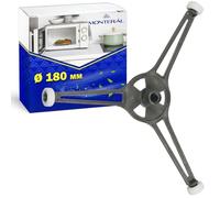 Trascinatore Piatto Microonde Universale Ø180mm - Supporto per Piatto Vetro | per Microonde Garanzia di 10 Anni - MONTERAL