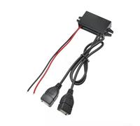 Trasduttore di potenza per auto da 12 V a 5 V, doppia uscita USB, convertitore CC-CC, uscita 15 W, ampio intervallo di ingresso 8-20 V, protezione integrata contro sovraccarico e calore