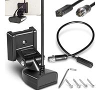 Trasduttore di temperatura dello specchio di poppa XNT-9-HW-T e cavo adattatore Ethernet 720074-1 AS EC QDE per Humminbird Helix 5/7/8/9/10/12 con sonar Chirp a doppio spettro 710274-1, lunghezza cavo