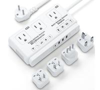 Trasduttore di tensione di viaggio da 220 V a 110 V: convertitore di tensione universale internazionale americano in Europa, trasformatore plug-in - convertitori per asciugacapelli elettrici 2000