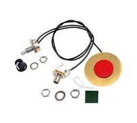 Trasduttore per chitarra Pickup piezoelettrico Amplificatore precablato Pickup per chitarra acustica con uscita da 6, 35 mm per registrazione in studio e spettacoli dal Trasduttore Amplificatore