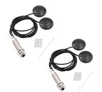 Trasduttore Pickup Contatto Per Microfono Trasduttore Piezoelettrico Acustico 2X Per Chitarra Violino Ukulele Mandolino
