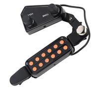 Trasduttore pickup per chitarra con kit di sintonizzazione del volume, pickup magnetico a 12 fori, per la maggior parte delle chitarre acustiche
