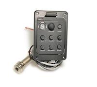 Trasduttore Pickup Pickup per chitarra acustica a 4 bande, preamplificatore, sintonizzatore EQ, battito piezoelettrico del microfono