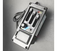 Trasduttore Pickup Preamplificatore Per Chitarra Acustica A 3 Bande Amplificatore Pickup Piezoelettrico EQ Equalizzatore Accessori Guitarra(Left)