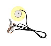 Trasduttore piezoelettrico precablato in metallo, amplificatore pickup, riduzione del rumore, facile installazione, accessorio per strumenti a corda come chitarra, mandolino, violino