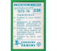 TRASFERIBILE CALCIATORI PANINI 1975/76 - NUOVO/NEW N.238 MASCOTTE - ROMA