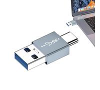 Trasferimento adattatore da USB A a USB C - Plug-and-play da tipo C a USB | Convertitore di trasferimento dati ad alta velocità portatile per telefoni cellulari memorie domestiche computer