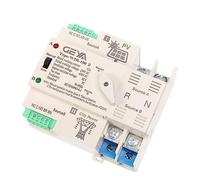 Trasferimento automatico di energia solare su rete Din Rail 2P 3P 4P 63A 100A AC110V 220V ATS Sistema fotovoltaico Alimentazione for l'alimentazione della città(4p 100a,PV 110V)