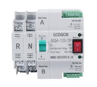 Trasferimento Automatico Doppio 2P 100A Installazione Su Rotaia 35mm