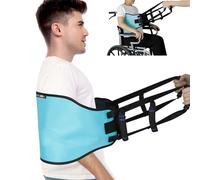 Trasferimento imbracatura, un aiuto di sollevamento che può trasferire in modo sicuro, comodo e facile anziani e disabili dal letto e sedia a rotelle (blu scuro)