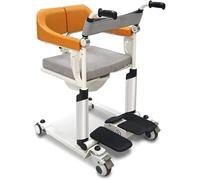 Trasferimento paziente elettrico sedia a rotelle, multifunzionale anziano infermieristica ascensore con la padella, comodino Commode Bagno Sedia