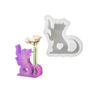 Trasforma i tuoi spazi con stampi in resina fatti a mano a forma di gatti per piccoli vasi di piante Stampi per decorazione scrivania da ufficio Stampi in silicone Texture Gatti Vaso di fiori Stampo