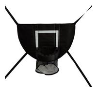 Trasforma il tuo lettino in un campo da basket, cerchio regolabile per bambini e adulti, perfetto per giocare al chiuso e all'aperto (nero)