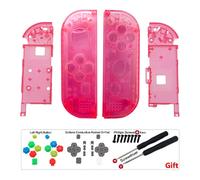 Trasforma il tuo Nintendo Switch con questa resistente cover rigida in plastica ABS atossica, semitrasparente e di ricambio per controller,