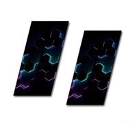 Trasforma la tua auto con 2 adesivi impermeabili per pilastro B a nido d'ape, adesivi fai da te per uno stile unico (C)