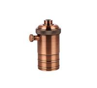 Trasforma la tua casa con il portalampada dimmer vintage in sofisticato rame E27. Dona uno stile retrò ed elegante, ideale per illuminare in ogni angolo del tuo spazio.