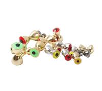 Trasforma le tue mosche con 25 occhielli in ottone progettati per una costruzione efficace (4 mm)