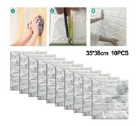 Trasforma le tue pareti con 10 pezzi adesivo murale 3D autoadesivo piastrelle pi