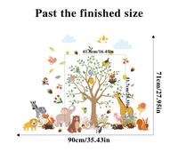 Trasforma qualsiasi spazio in una giungla giocosa con vibranti decalcomanie da p