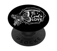 Trasformato dall'amore di Dio Fede ispiratrice PopSockets PopGrip Adesivo
