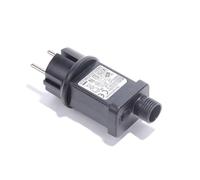Trasformatore Alimentatore, 4.5V 24V 31V IP44 Adattatore per luci di Natale, 8 Modalità Presa a Intermittenza con Timer, Ricambio 2 pin Spina per Luci Stringa, Luci Albero di Natale (24v 6w)