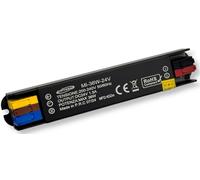 Trasformatore Alimentatore Ultra Slim DC 24V 36W 60W 100W Impermeabile IP67 Nero
