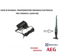 TRASFORMATORE , CARICABATTERIE CAVO ORIGINALE ELECTROLUX PER I MODELLI CLEAN 500
